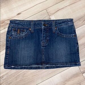 Papaya Mini Skirt Denim Blue Medium